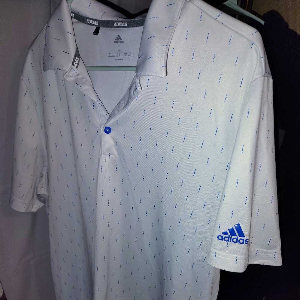 Adidas men's size Large golf shirt
